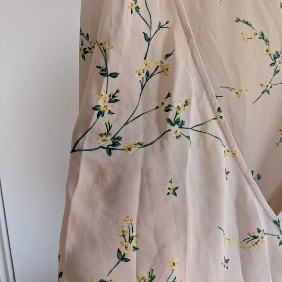 Floral Chiffon Wrap Shirt - Picture 6 of 7